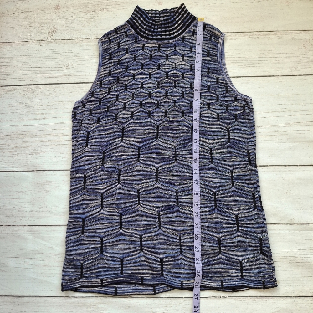 Alison Sheri Sleeveless Cowl Neck Knit Top Size XL - Picture 6 of 7